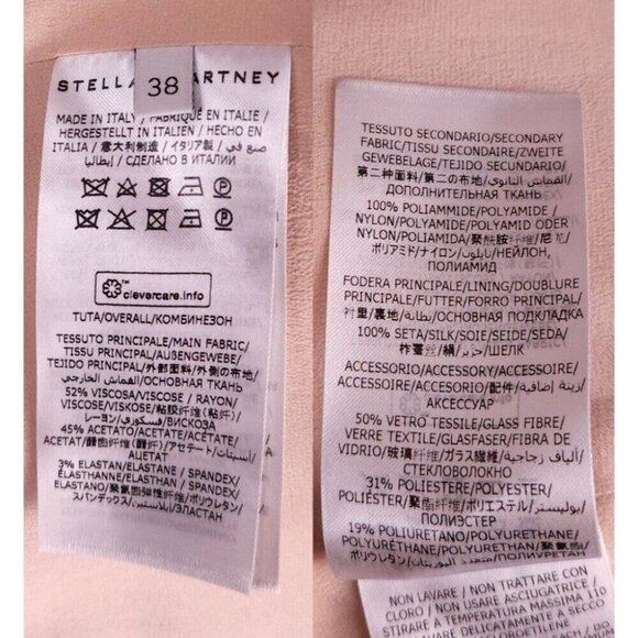 Stella McCartney Alysha Crystal-Embellished Jumpsuit 38 US 2 XS Rose $3200 - Picture 12 of 16